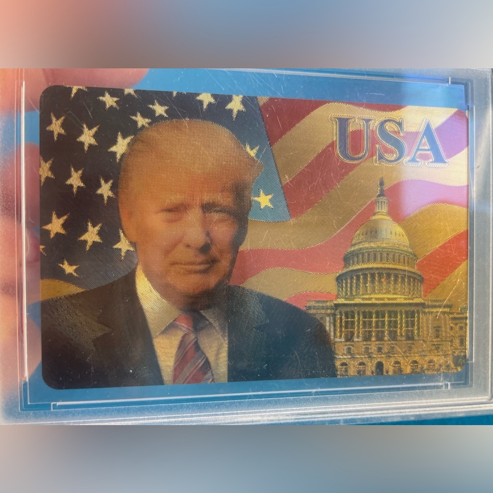 President Donald J. Trump Gold Foil Graded Card